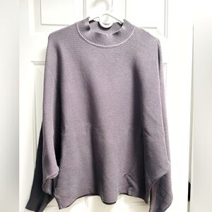 Grey mock neck sweater !
